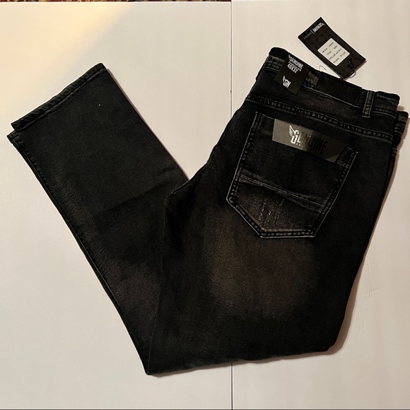 Genuine Fashion Black Jeans 40 X 32 - Picture 4 of 6